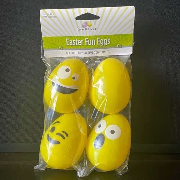 4 NIP Jumbo Easter Eggs - Picture 1 of 4